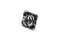 [E] น็อตยึดสายไฟ สแตนเลสชุบนิกเกิ้ล M3x6 mm พร้อมแหวนทรงสี่เหลี่ยม ขนาด 8x8 mm